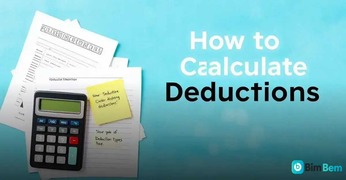 Cómo calcular las deducciones