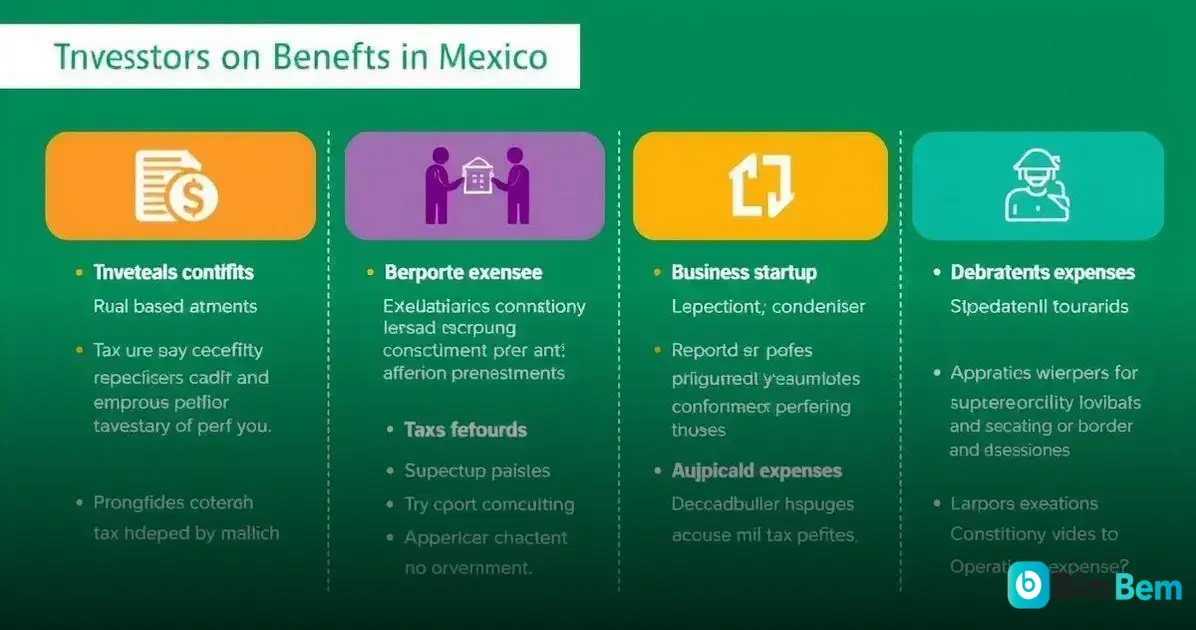 Beneficios fiscales para inversionistas