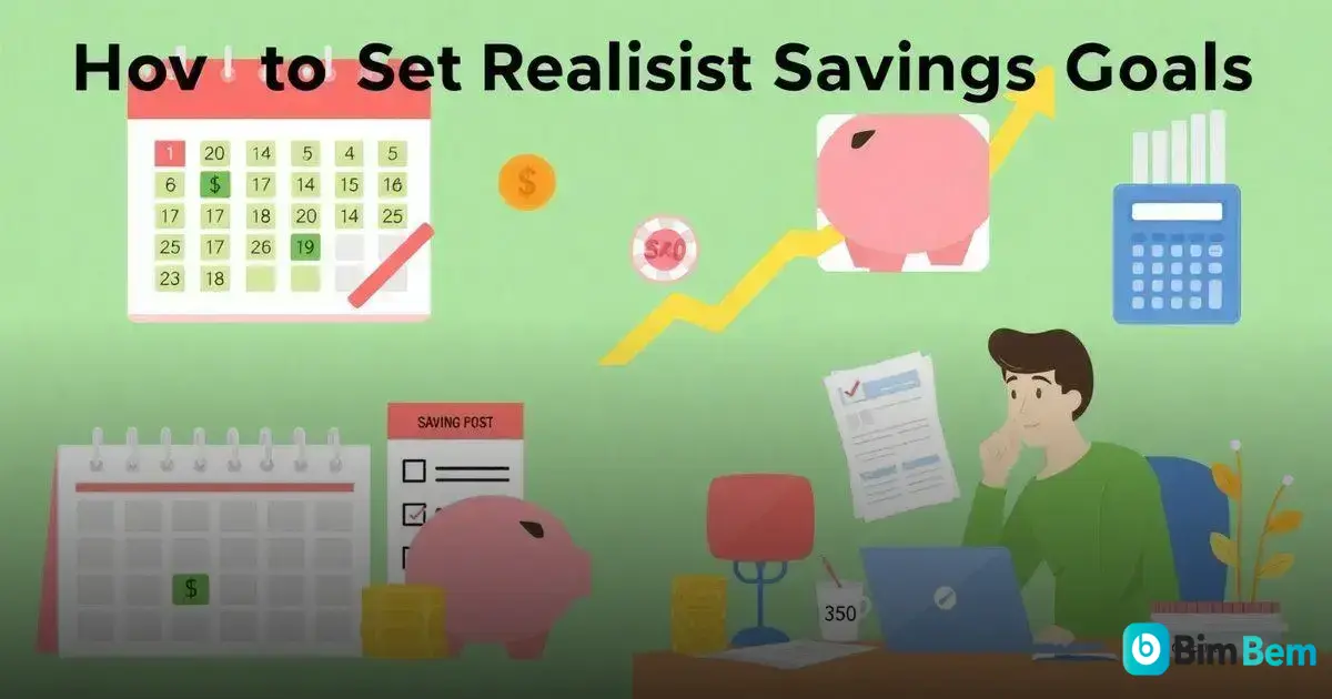 How to Set Realistic Savings Goals